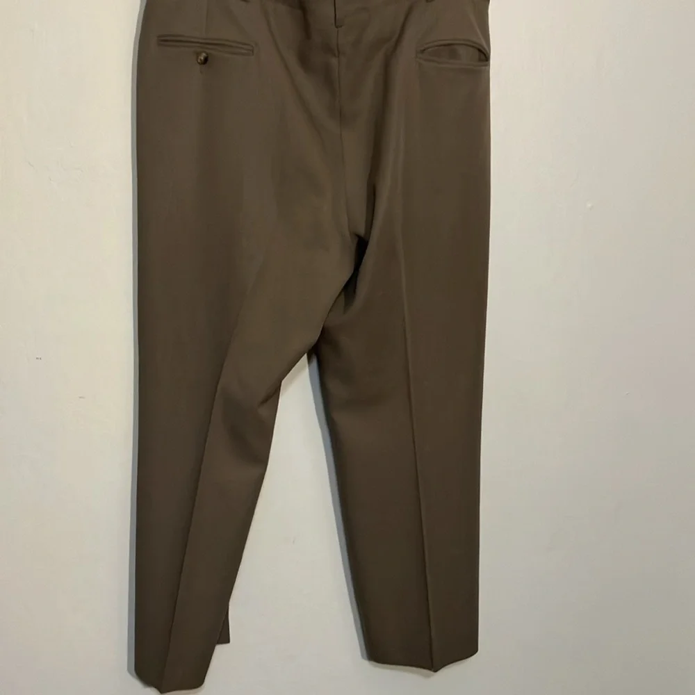 Sansabelt Classic top western pocket flat front polyester blend men’s pant